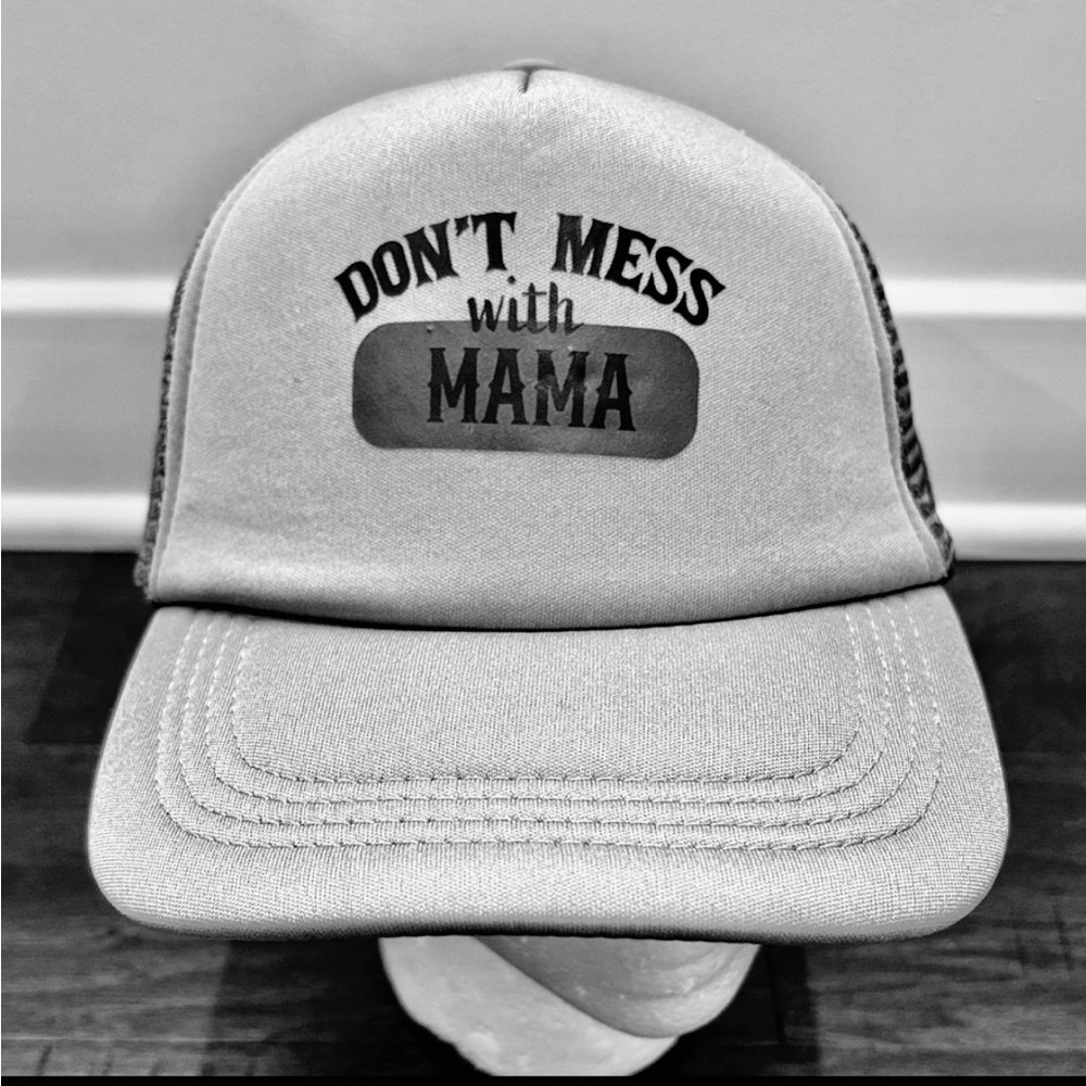 Marcus Adler Don’t Mess With Mama logo, snap back foam front panel & visor,cap